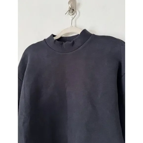 NWT OGL FuzzLuxe Mockneck Sleeve Warmer Top Black Women’s Size Medium - Picture 4 of 7